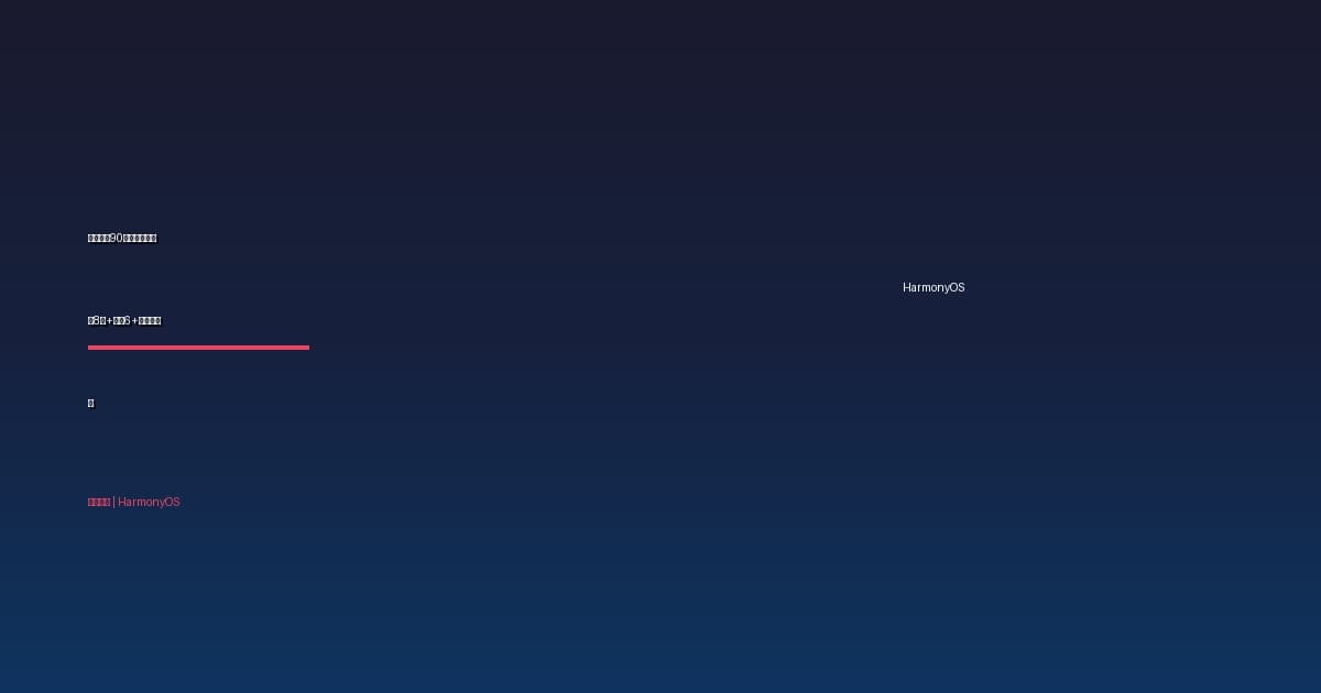 华为畅享90系列官宣：麒麟8系+鸿蒙6+巨鲸电池，3月23日发布